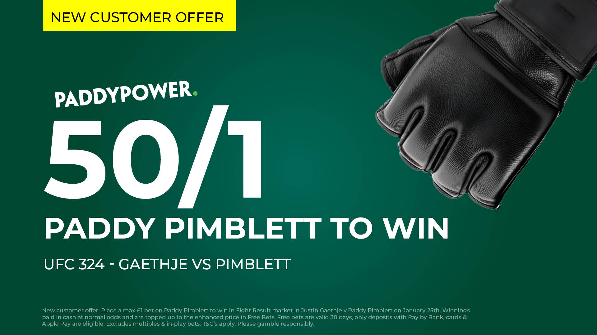 Read our preview of the Justin Gaethje vs Paddy Pimblett fight at UFC 324, plus find out how new customers can get 50/1 on Pimblett to win, with Sky Bet.