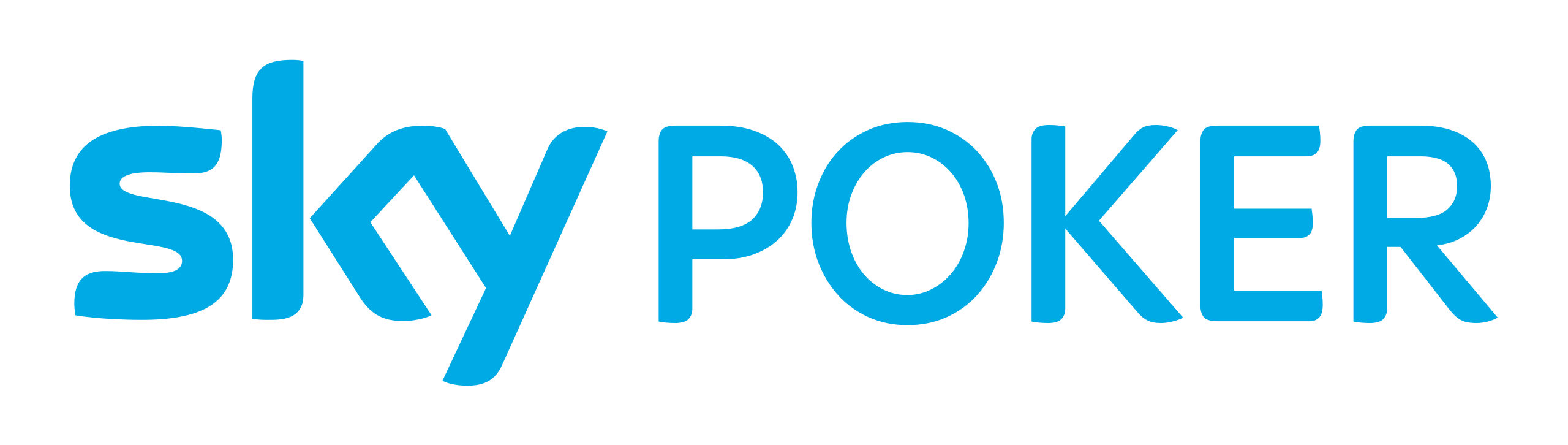 Sky Poker logo in a rectangular box.